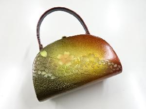 リサイクル　螺鈿桜模様和装バッグ